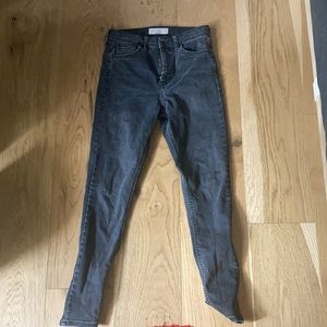 Top shop dark gray jamie jeans